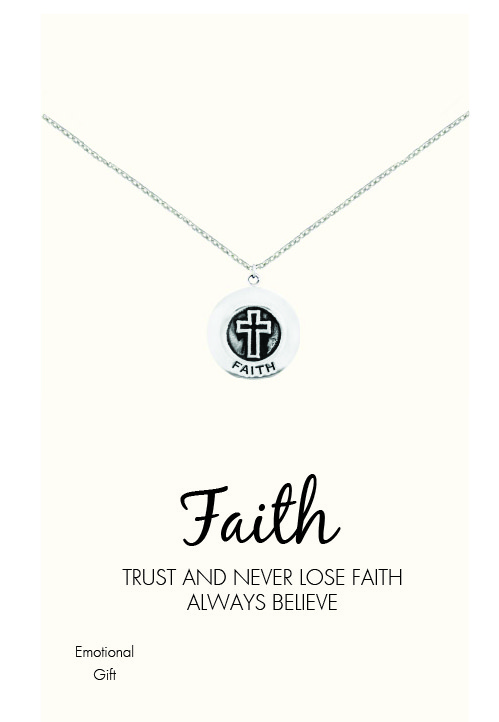 Cross Faith Pendant Necklace